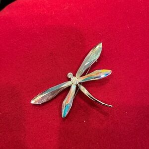 Swarovski Iridescent Dragonfly Brooch
